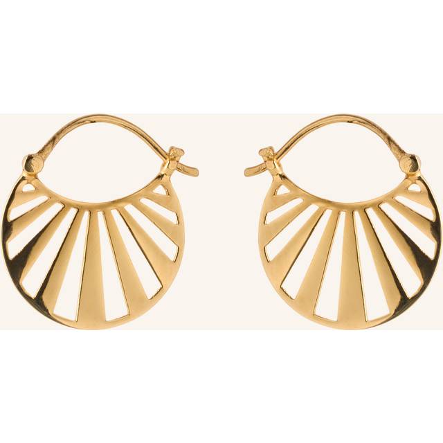 Pernille Corydon - Small Misty Light Earring - Örhänge - Gold Plated - 18 mm
