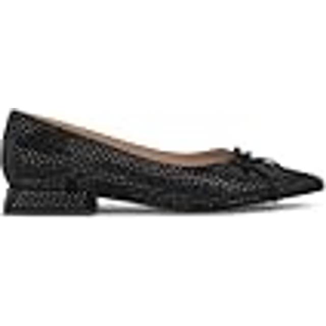 Glitter Bow Ballerina Flats