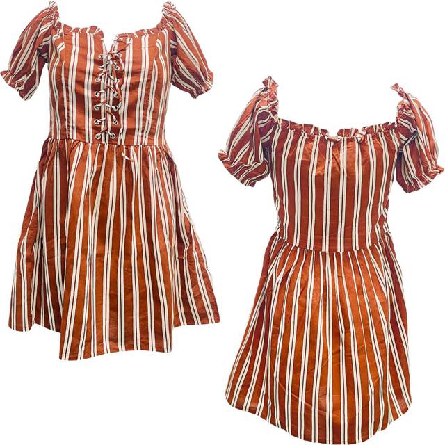 Womens Striped Dress