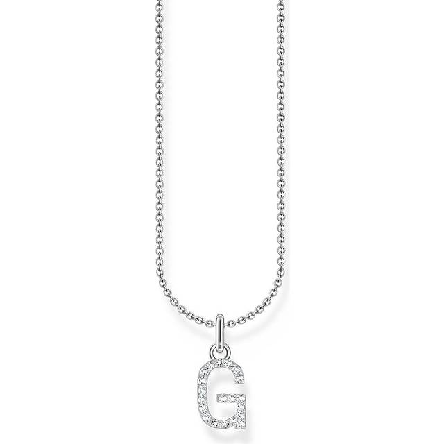 Thomas Sabo | Halsband med bokstaven G, silver | Silver | 38-45 cm