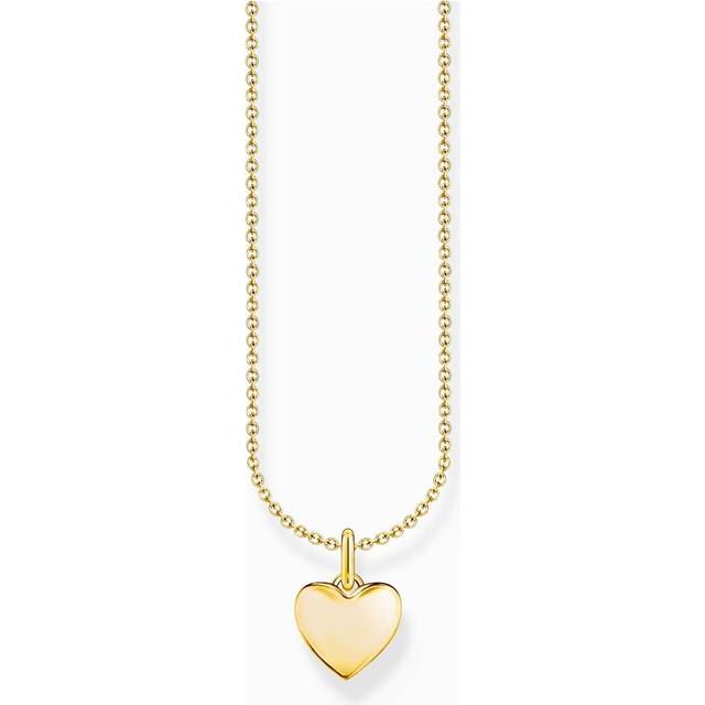 Thomas Sabo KE2234-413-39-L45V Vergoldete Kette mit Herz Anhänger Damen