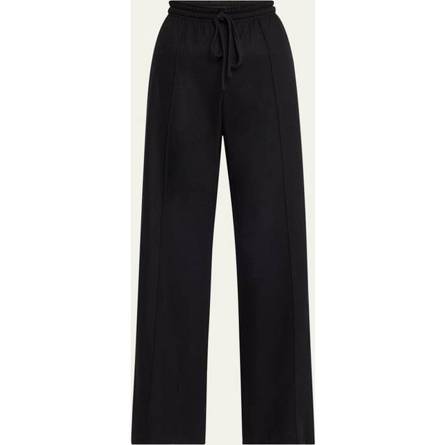 Vince Mid-Rise Drawstring Wool-Blend Pull-On Pant