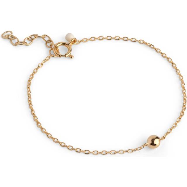 Enamel Balloon Armband 18 kt. Guldpläterad Silver B140G - Dam - 925 Sterling Silver - Gold (15 cm)