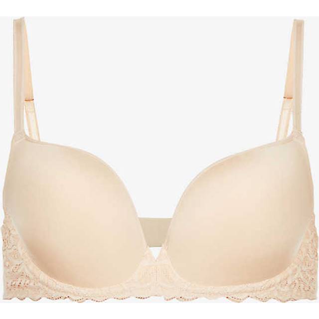 Wacoal Womens Raffine Underwired Contour Bra - Beige - Size 30E