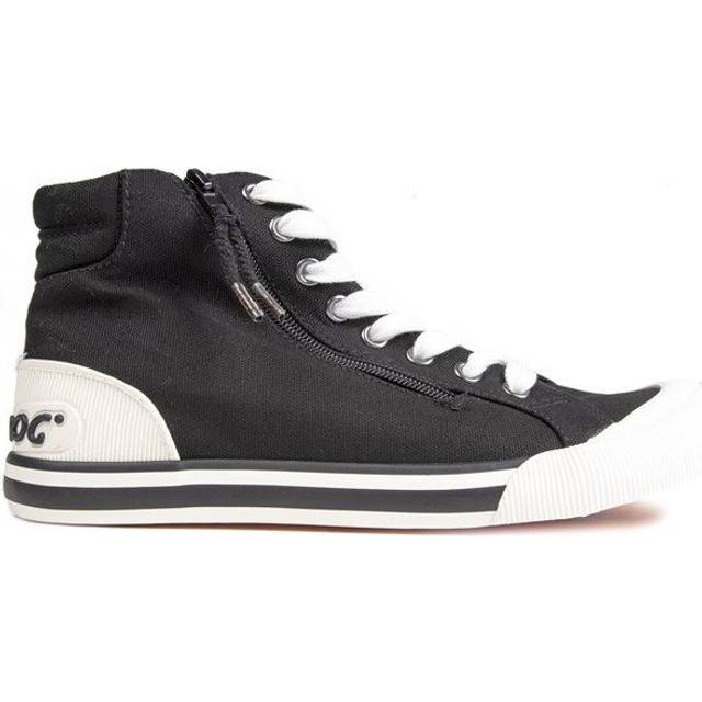 Rocket Dog Jazzin Womens Hi Top Trainers  Size: 4 Colour : Black