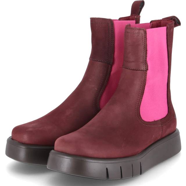 Art for woman. 1134512WR003_008 Leather ankle boots 1345 Malaga Bordeaux (38), Flat, None, Casual, Burgundy