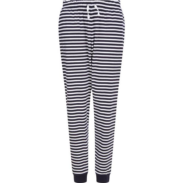 (XL, Navy/White) SF Unisex Adult Striped Lounge Pants