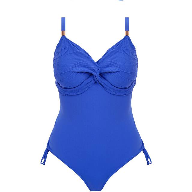 Fantasie Beach Waves Underwire Twist Swimsuit - Blue - I 85