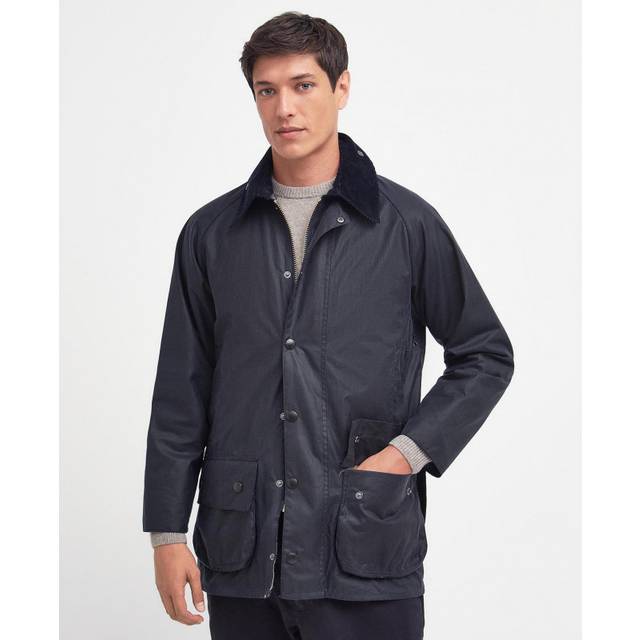 Barbour Beaufort Wax Jacket - Jacka - Herr Navy 36