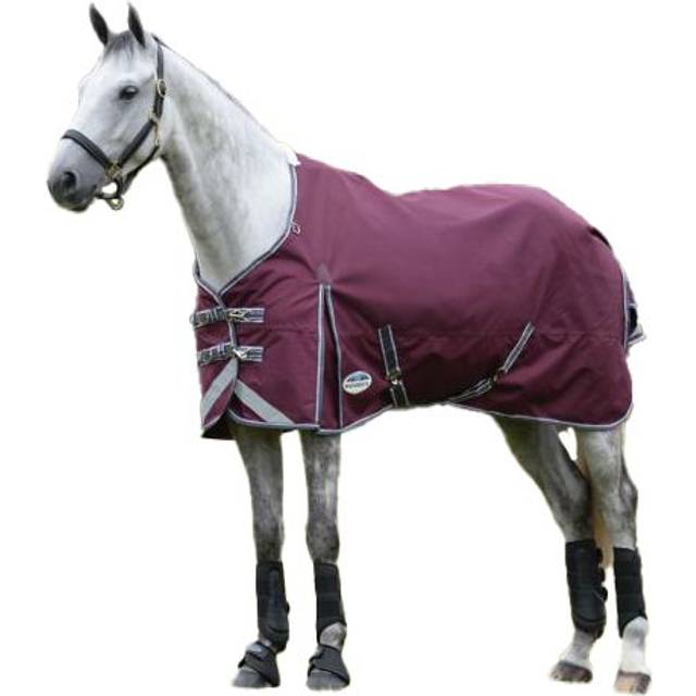 Weatherbeeta Comfitec Plus Dynamic Ii 0g Standard Turnout Rug - 4'0 · Maroon Grey and White