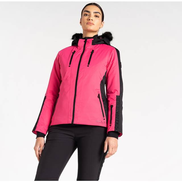 Dare 2b Women's Breathable Frenzied Ski Jacket Hot Pink, Size: 14