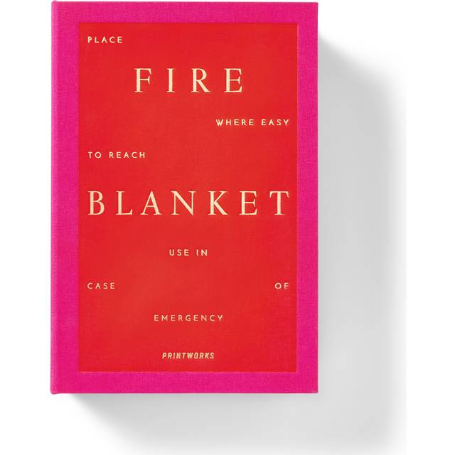 PRINTWORKS - Brandfilt, cerise - Rosa