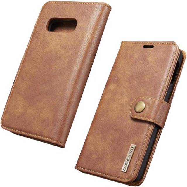 DG.Ming 2-i-1 Samsung Galaxy S10e fodral - Brun