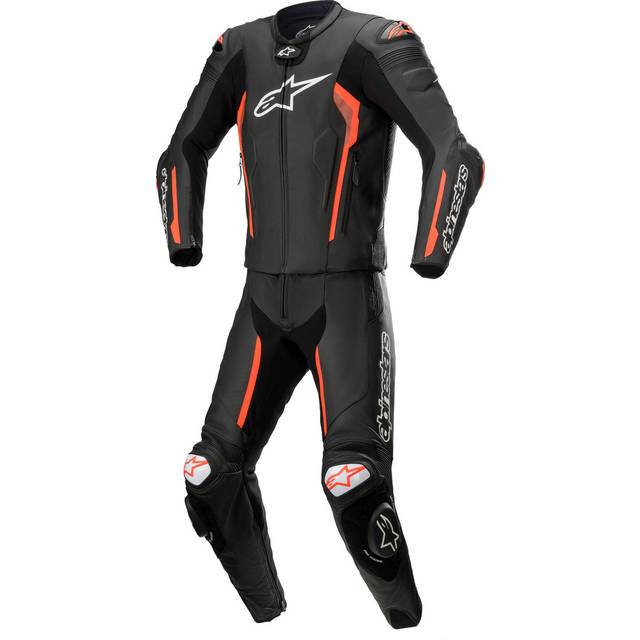 Alpinestars Missile V2 2-Delat Skinnställ Svart-Flou-Röd 56