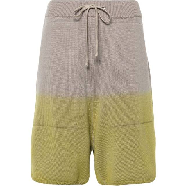 Moncler - x Rick Owens knitted shorts - women - Cashmere - XS - Green