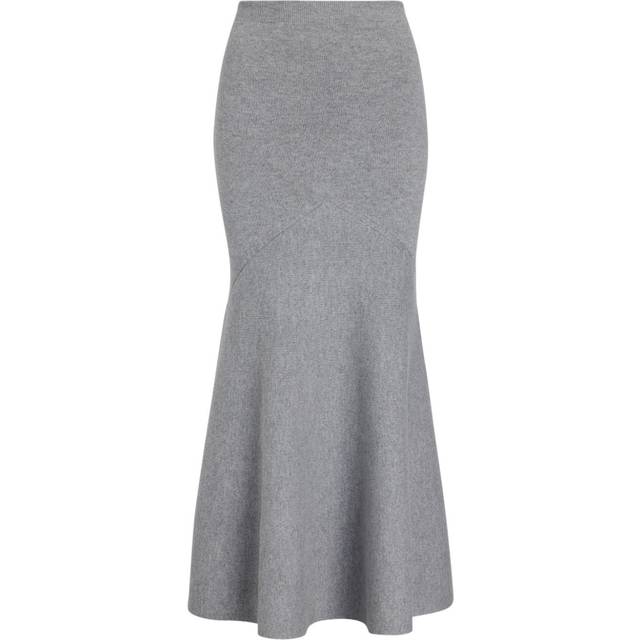 Patou - wool peplum skirt - women - Wool - S - Grey