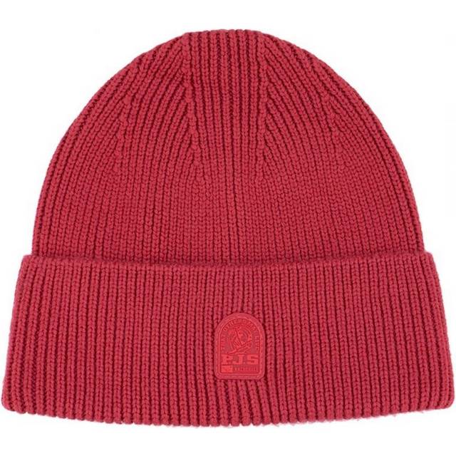 Parajumpers Womens Plain Red Beanie Wood - One Size