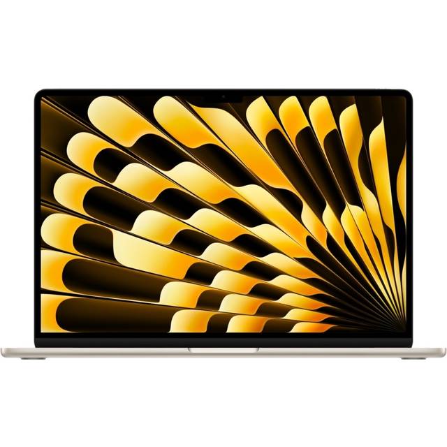 Apple MacBook Air - M3 - M3 10-core GPU - 16 GB RAM - 256 GB SSD - 15.3" IPS 2880 x 1864 (WQXGA+) - Wi-Fi 6E, Bluetooth - starlight - kbd: Svenska/finska