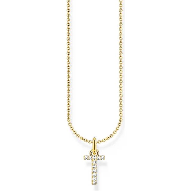 THOMAS SABO Letter A Pendant Necklace - Silver