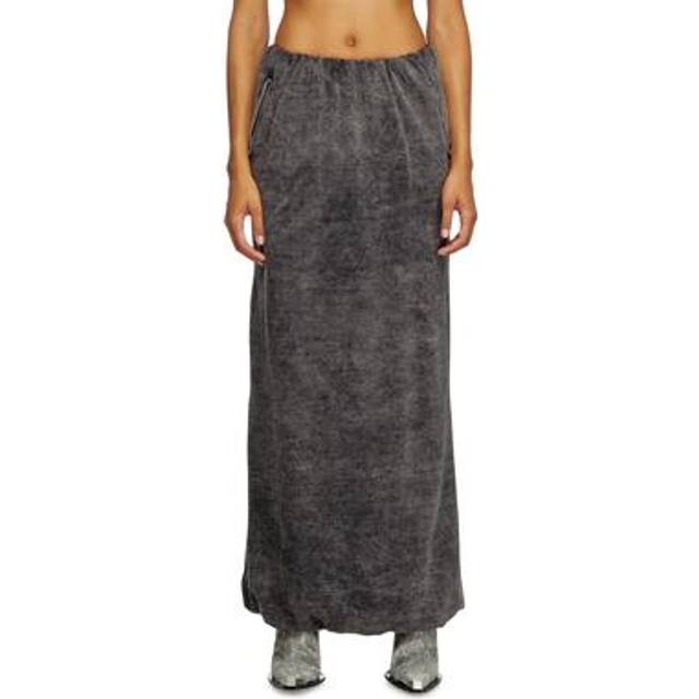 Diesel Black O-Tulip Maxi Skirt - 2 - XS