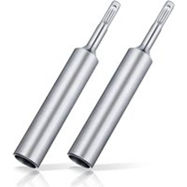 Tlily - 2Pcs Ground Rod Bits Driver for 5/8In&3/4In Grounding Rod,1Inch/ 25Mm Heavy Duty Rotary Hammer Drill Diameter Shank