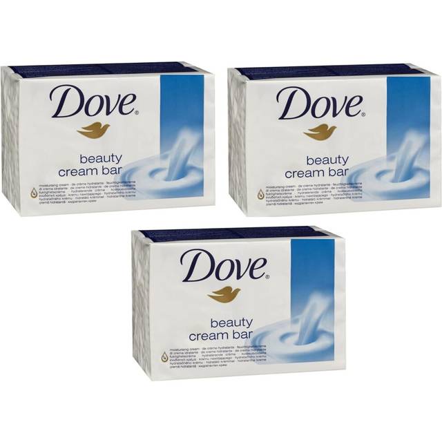 DOVE Beauty Cream Bar Soap For Soft, Smooth Skin 100g Pack Of 3 | Glowing & Hydrating Skin | Face, Body & Hand Wash