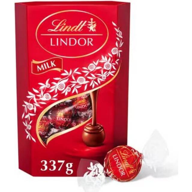 Lindt Lindor Milk Chocolate Truffles Carton 337G