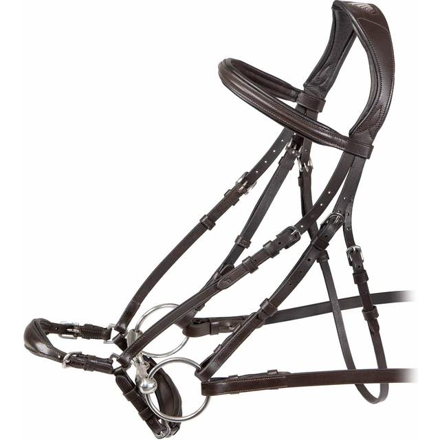 Velociti RAPIDA Drop Noseband Bridle - Havana