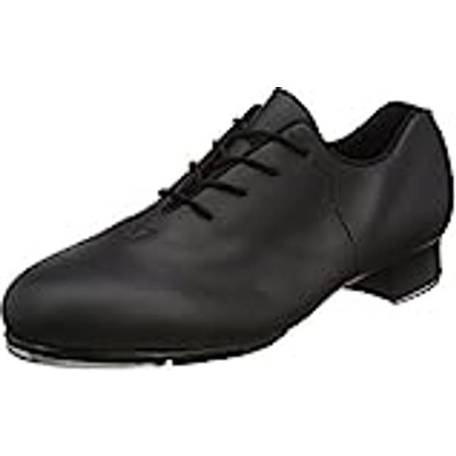 BLOCH Ladies Tap-Flex Leather Tap Shoes, Black Leather