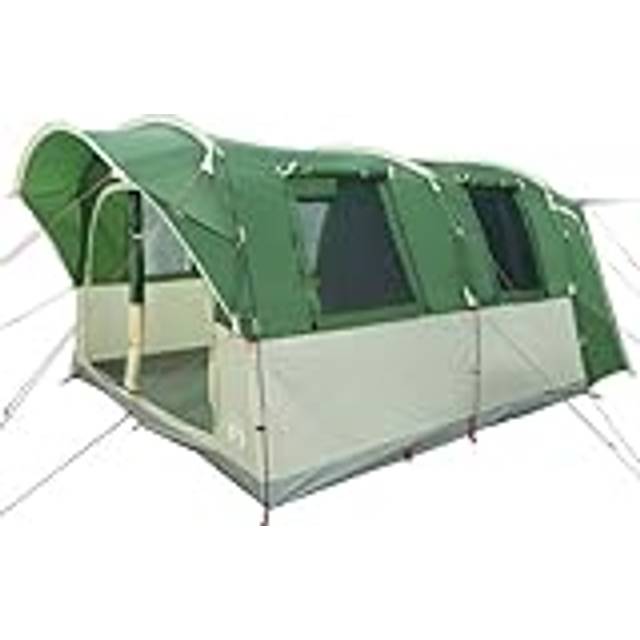 vidaXL Car Tent 4-Person Green Waterproof
