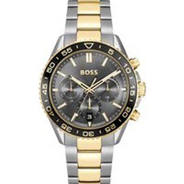 BOSS Runner Men's Grey Dial & Two Tone Bracelet Watch