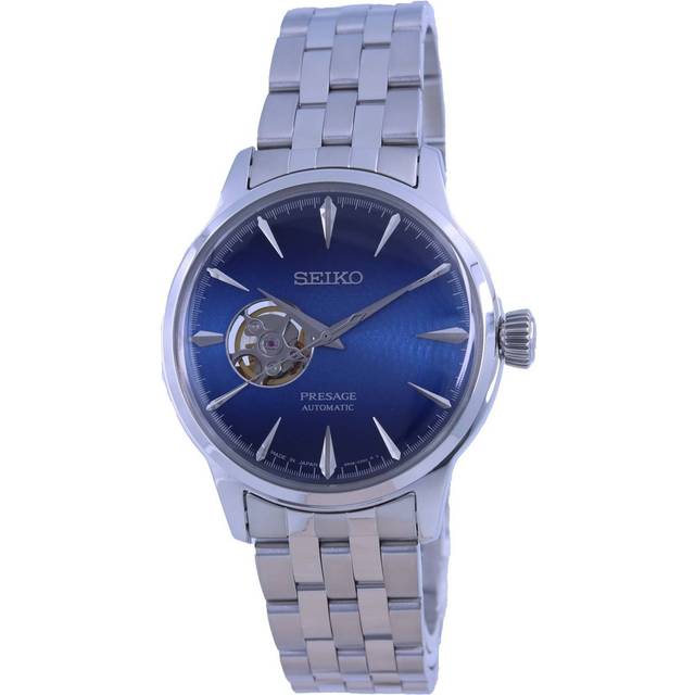 Refurbished Seiko Presage Cocktail Time Blue Acapulco Open Heart Automatic SSA439J1 Men's Watch