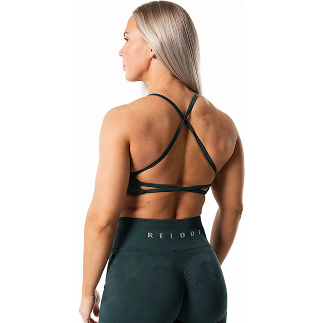 Prime Seamless Camo Top  - Teal