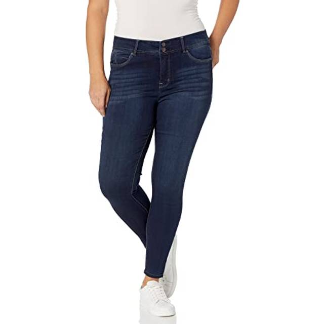 WallFlower Womens Ultra Skinny Mid-Rise Insta Soft Juniors Jeans (Stan