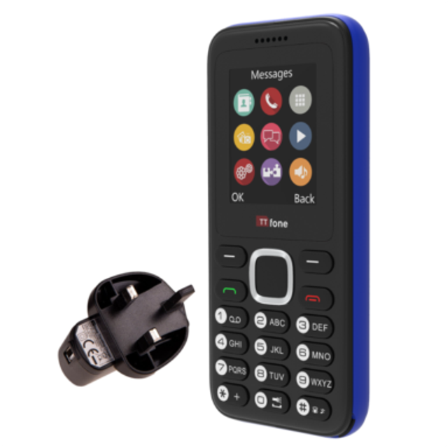 Blue dual sim mobile phone 152x11.66x15.16cm , unlocked
