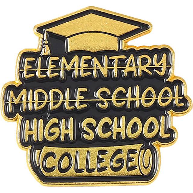 (E) Graduation Pin Gifts For Grad Cap Enamel Pins For Students Enamel Lapel Pin - Specified