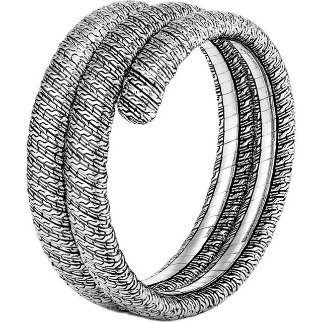 John Hardy Chain Silver Coil Bracelet