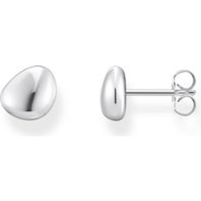 Thomas Sabo H2307-001-21 Bold - Silberne Ohrstecker organische Form 8,4 mm Damen