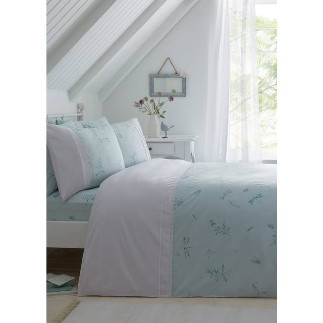 Decorative Fifi Duvet Cover Set - Duck Egg - King Size - Dreams & Drapes Decorative