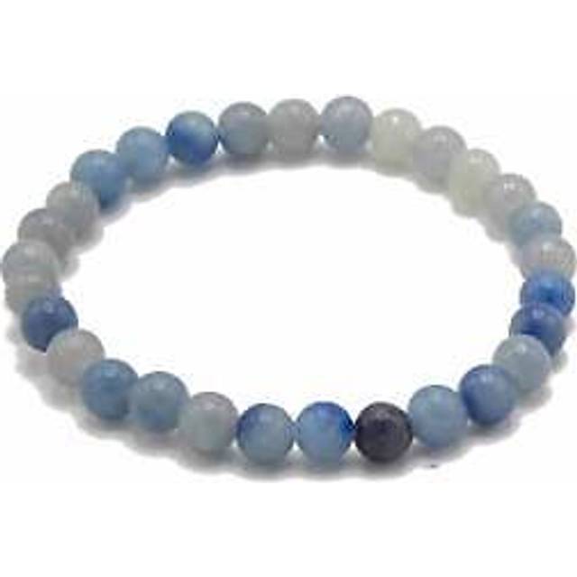 Gemstone Manifestation Bracelet - Blue Lace Agate - Independence