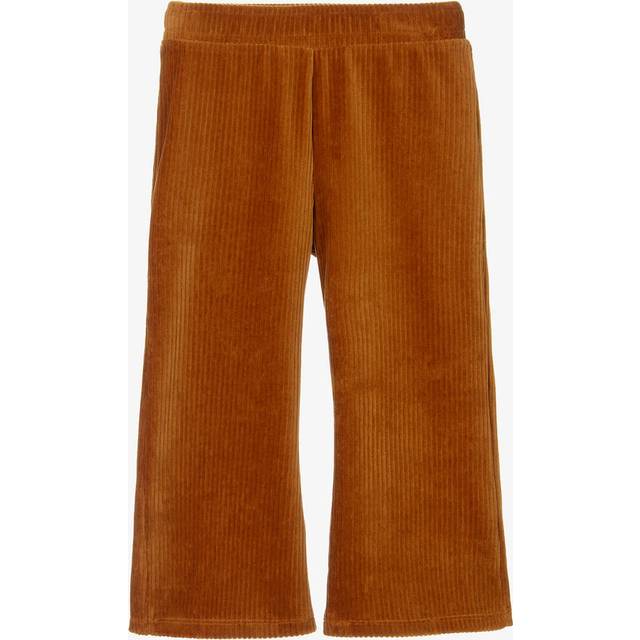 Mini Rodini Girls Brown Velour Corduroy Trousers - 9-11 year