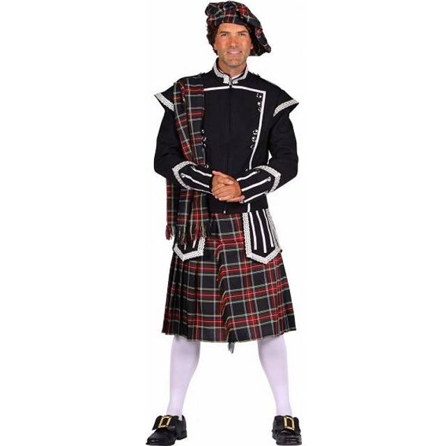 (2XL) Deluxe Kilt / Male Scottish Highlander Costume