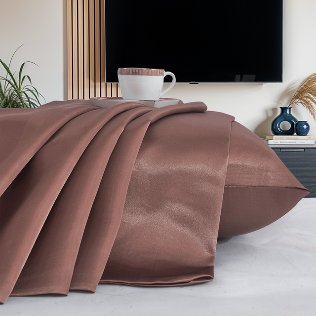 (BLUSH PINK) Satin Pillowcase for Hair and Skin - Similar to Silk Pillowcase, Pillow Cases 2 Pack
