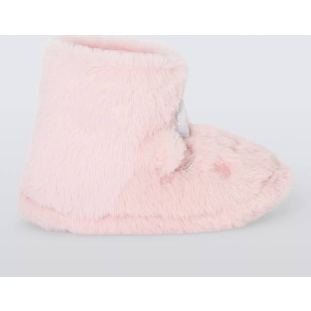 John Lewis Kids' Unicorn Boot Slippers, Pink