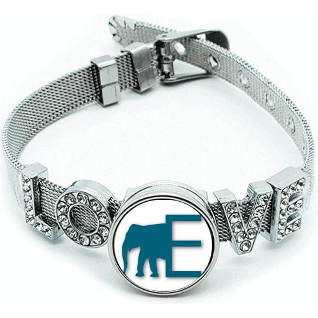 Elephant Body Weight Nose Bracelet Wristband Crystal Love Adjustable Bangle