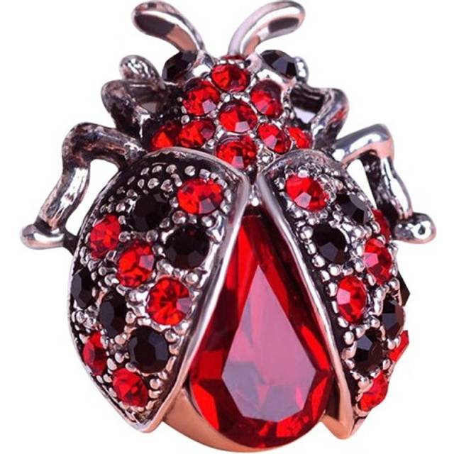 Fashion Handmade Oil Insect Brooch Fashion Animal Brooch Rhinestone Female Jewelry Ladybug Brooch
