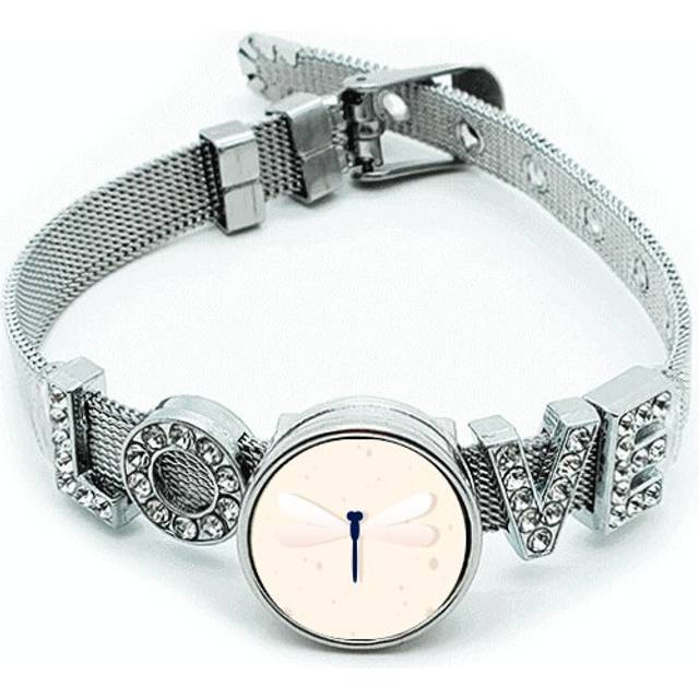 Dragonfly Symmery Cartoon Bracelet Wristband Crystal Love Adjustable Bangle