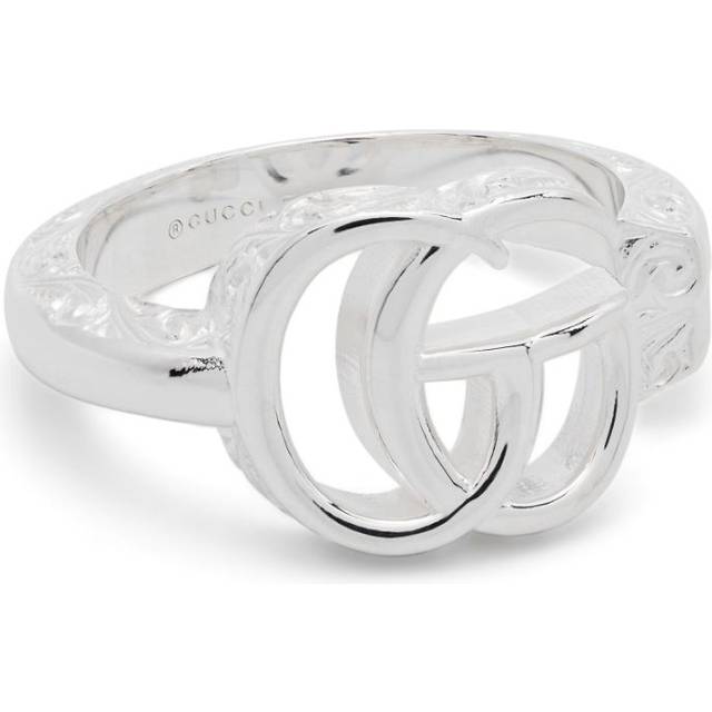 Gucci - GG Marmont band ring - women - Sterling Silver - 16