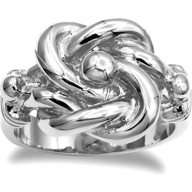 (V) Jewelco London 925 Silver Knot Ring - ARN161
