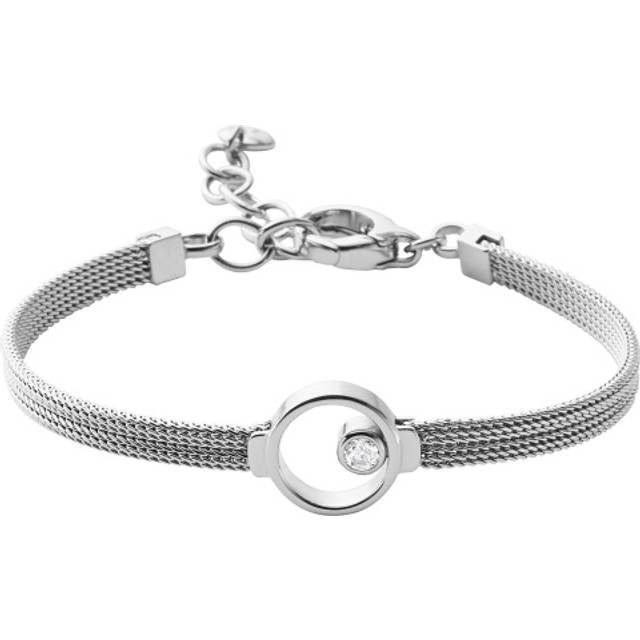 Skagen Linje Modern Silver-Tone Circle Women's Bracelet SKJ0834040